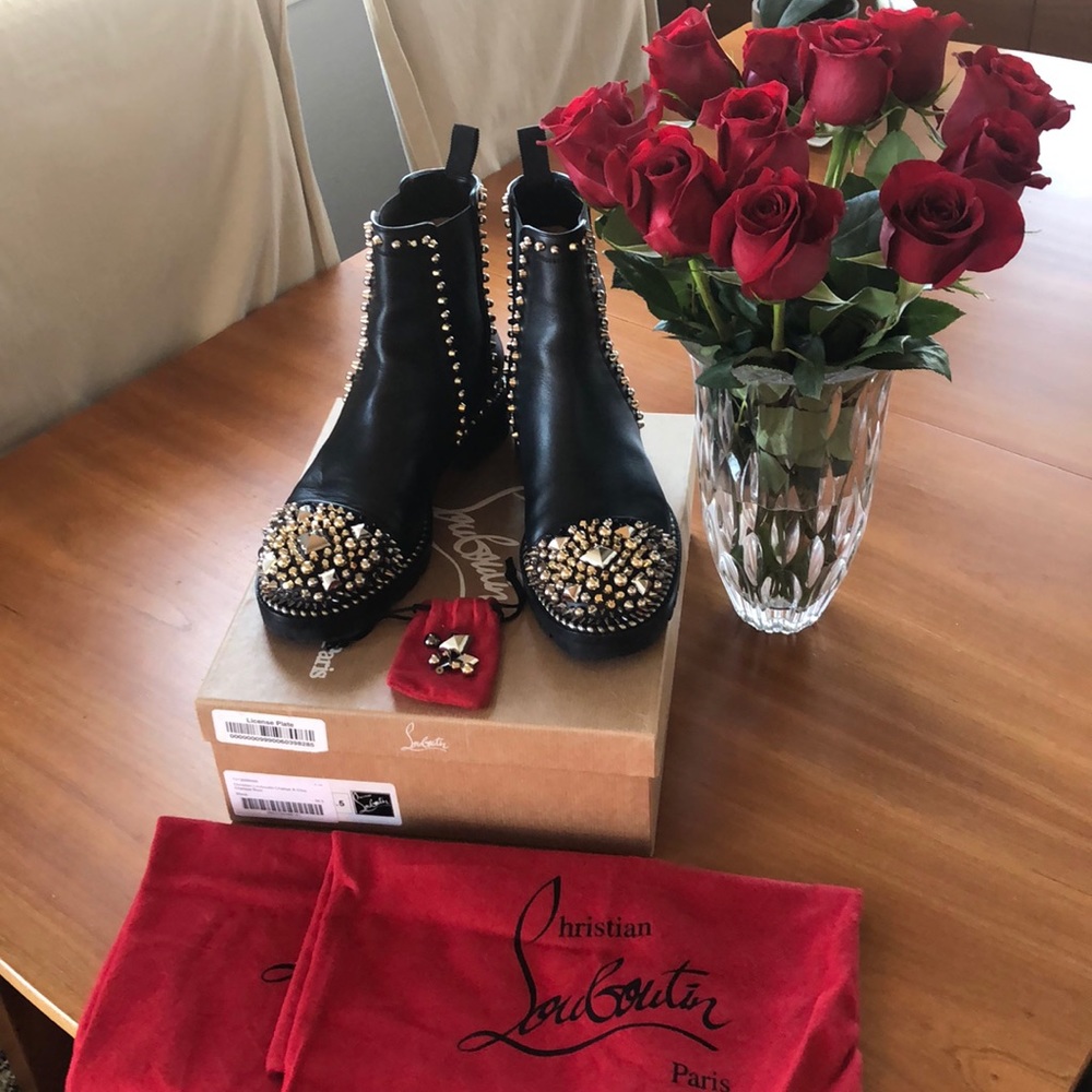 Christian Louboutin Lug Sole Boots
